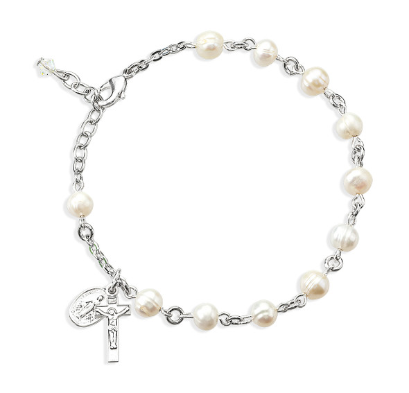 Freshwater Pearl Rosary Bracelet