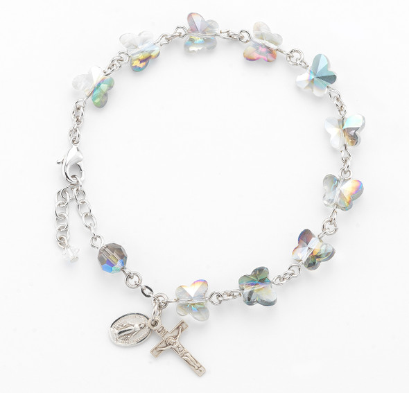 Vitriol Butterfly Rosary Bracelet