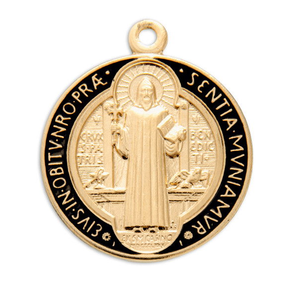 Saint Benedict Jubilee Gold Over Sterling Silver Medal