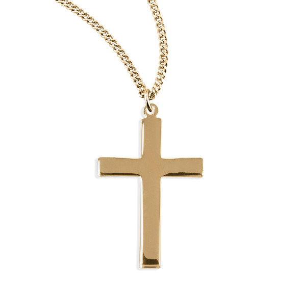 Gold Over Sterling Silver Cross