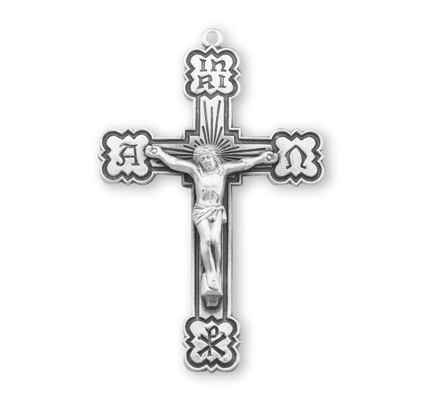 Alpha Omega Sterling Silver Crucifix