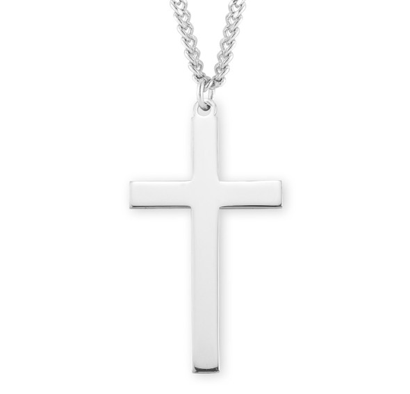 Sterling Silver High Polished Latin Style Cross