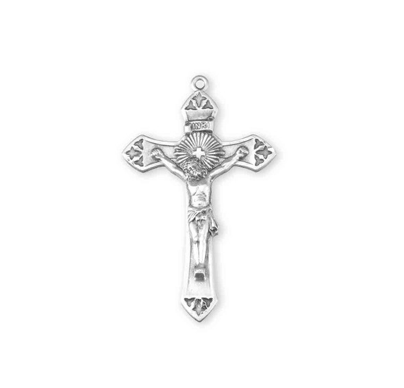 Cross Burst Sterling Silver Crucifix Cross Burst Sterling Silver Crucifix