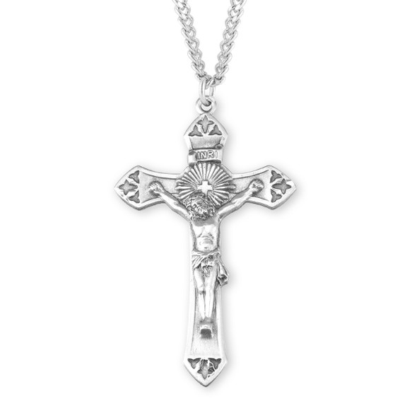 Cross Burst Sterling Silver Crucifix Cross Burst Sterling Silver Crucifix