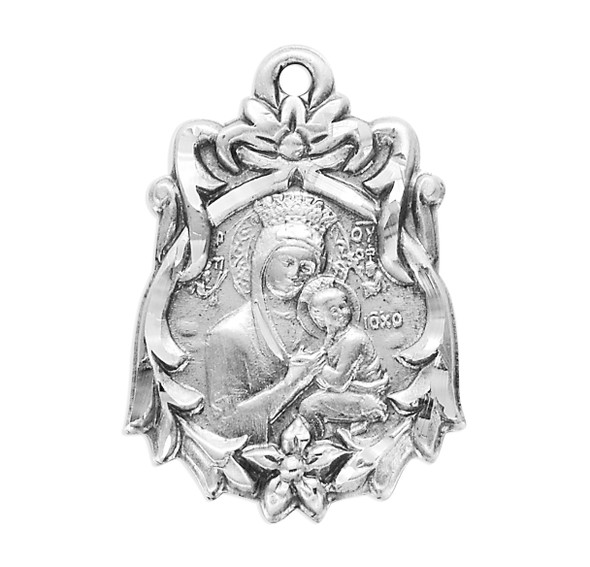 Our Lady of Perpetual Help Sterling Silver Medal