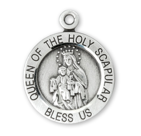 Sterling Silver Holy Scapular Medal