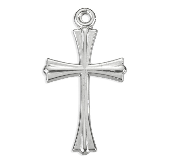 Sterling Silver Taper End Cross Sterling Silver Taper End Cross