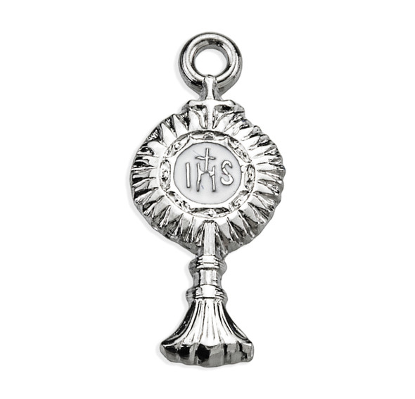 Sterling Silver Monstrance Pendant