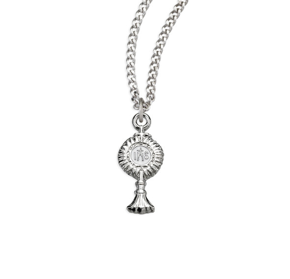 Sterling Silver Monstrance Pendant Sterling Silver Monstrance Pendant