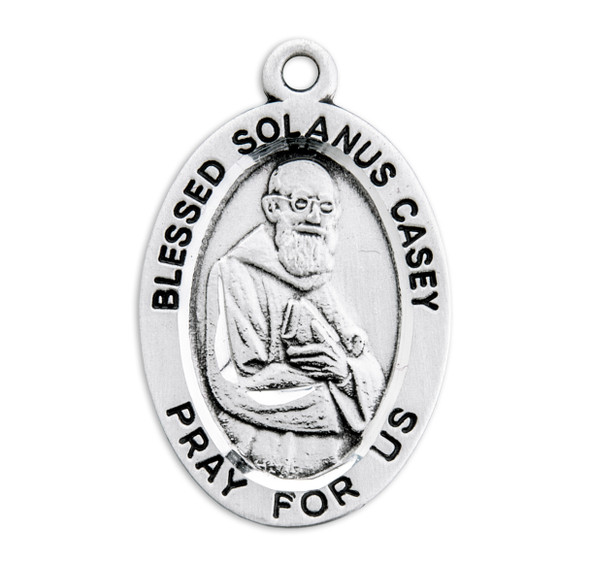Blessed Solanus Casey Oval Sterling Silver Medal