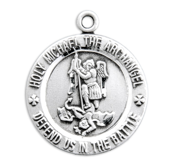 Saint Michael Sterling Silver Medal