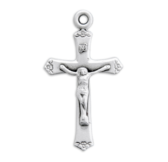 Plain Sterling Silver Crucifix