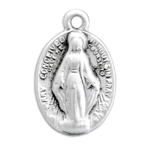 Sterling Silver Baby Miraculous Medal