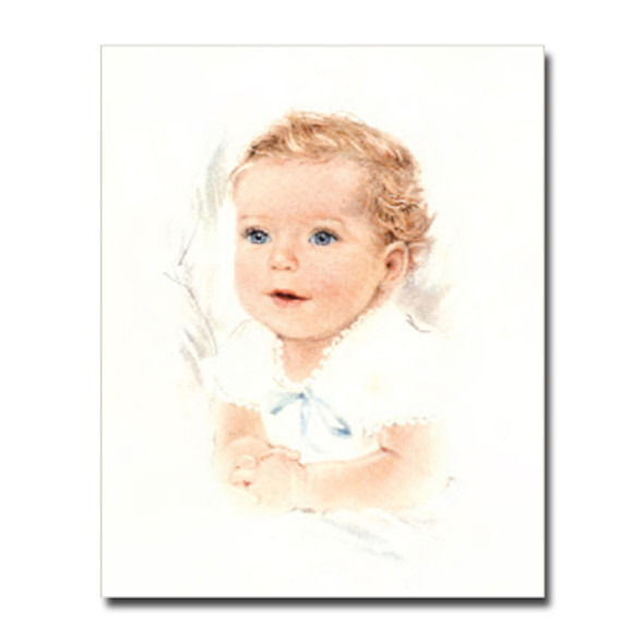 BABY STARING CARDED 8x10 PRINT FOR FRAMING