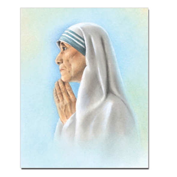 SAINT MOTHER THERESA  OF CALCUTTA CARDED 8x10 PRINT FOR FRAMING