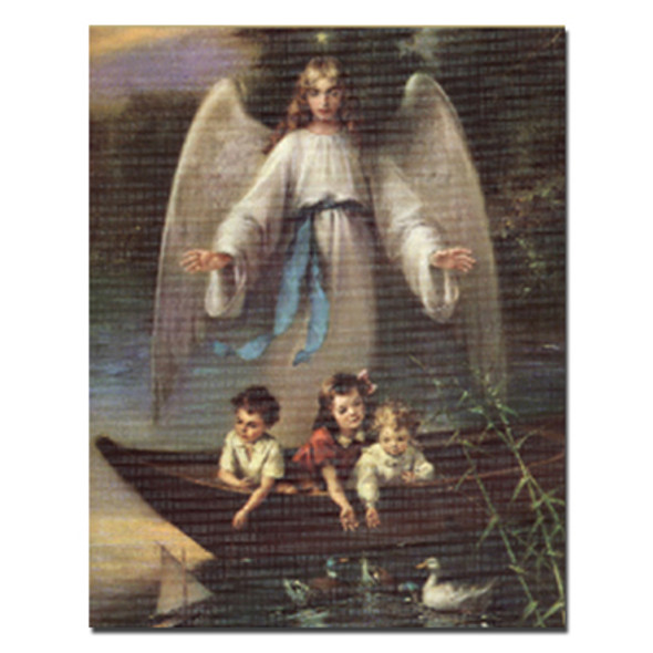 GUARDIAN ANGEL CARDED 8x10 PRINT #5004 FOR FRAMING