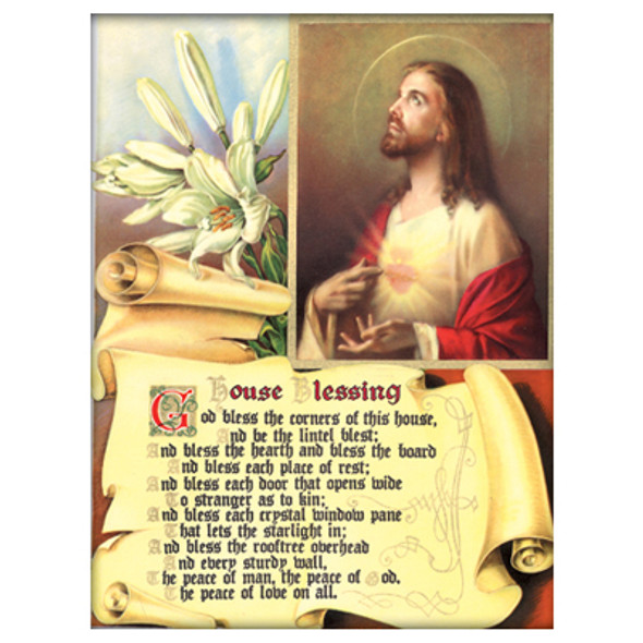 HOUSE BLESSING CARDED 8x10 PRINT FOR FRAMING
