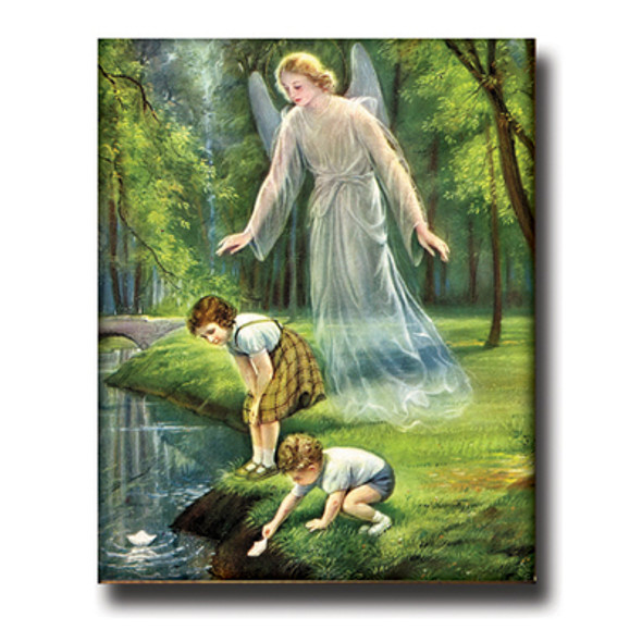 GUARDIAN ANGEL CARDED PRINT 8x10 PRINT #8013 FOR FRAMING