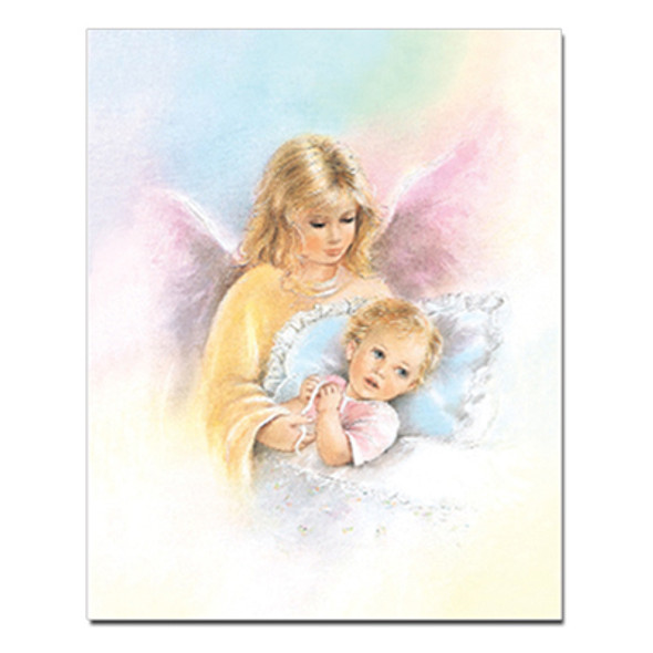 ANGEL & WAKE BABY CARDED 8x10 PRINT FOR FRAMING