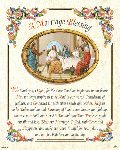 Marriage Blessing Unframed Art Print