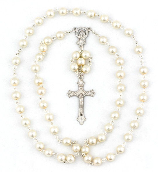 Pearl Ivory Rosary - OUT OF STOCK