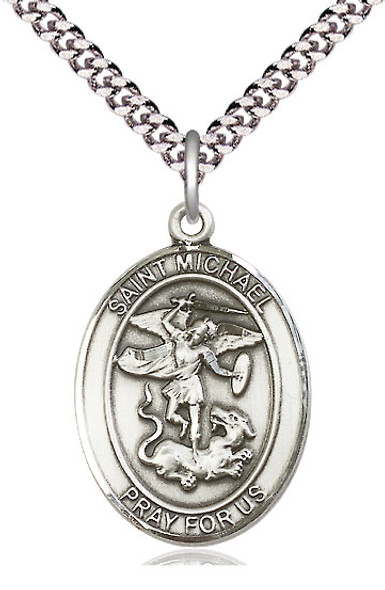 St. Michael the Archangel - Oval Patron Saint Series