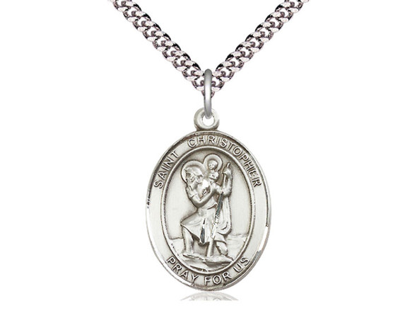 St. Christopher - Oval Patron Saint Series