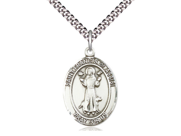 St. Francis of Assisi - Oval Patron Saint Series