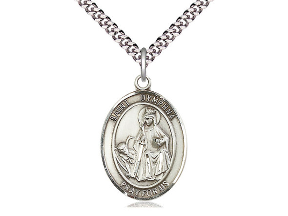 St. Dymphna - Oval Patron Saint Series St. Dymphna - Oval Patron Saint Series