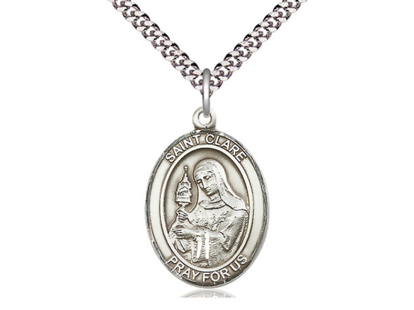St. Clare of Assisi - Oval Patron Saint Series St. Clare of Assisi - Oval Patron Saint Series