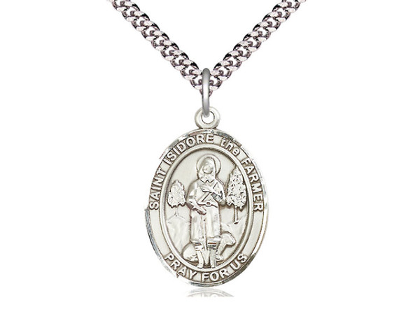 St. Isidore the Farmer - Oval Patron Saint Series St. Isidore the Farmer - Oval Patron Saint Series