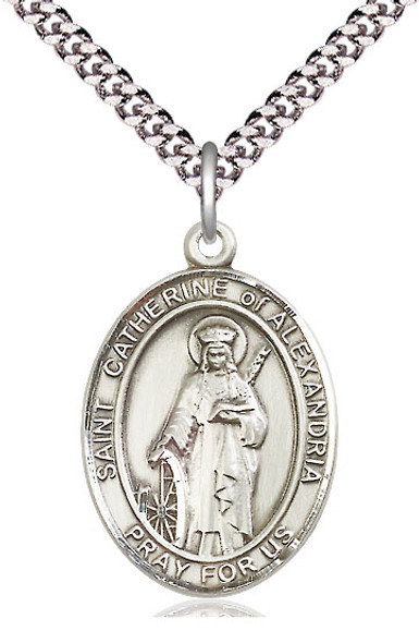 St. Catherine of Alexandria - Oval Patron Saint Series St. Catherine of Alexandria - Oval Patron Saint Series