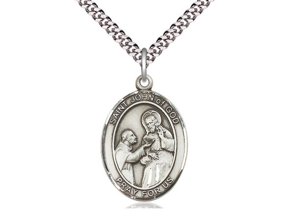 St. John of God - Oval Patron Saint Series