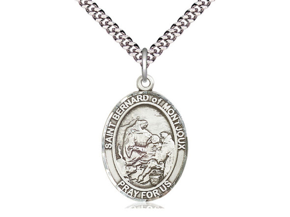 St. Bernard of Montjoux - Oval Patron Saint Series St. Bernard of Montjoux - Oval Patron Saint Series