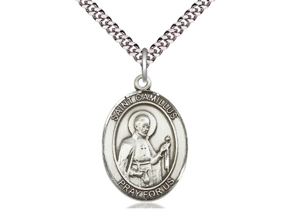 St. Camillus of Lellis - Oval Patron Saint Series