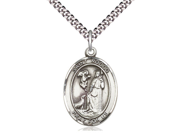 St. Rocco - Oval Patron Saint Series