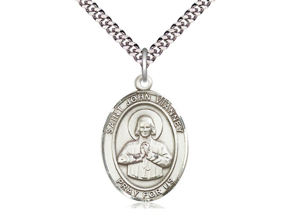 St. John Vianney - Oval Patron Saint Series