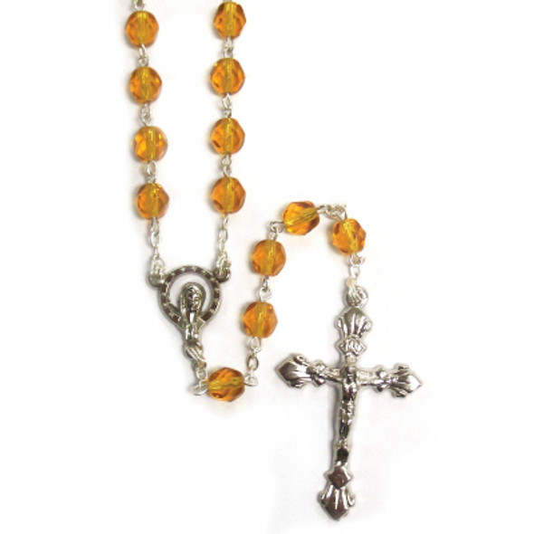 November - Topaz Rosary Bracelet