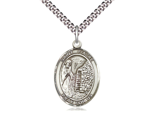 St. Fiacre - Oval Patron Saint Series