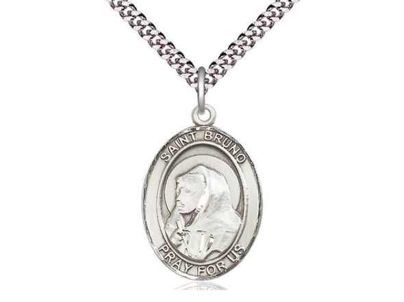 St. Bruno - Oval Patron Saint Series