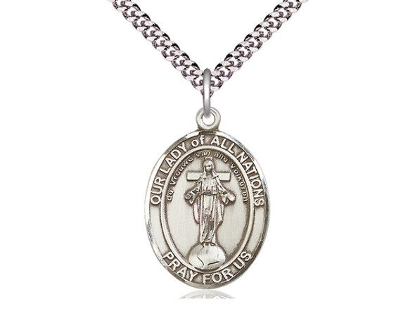 Our Lady of All Nations - Oval Patron Saint Series Our Lady of All Nations - Oval Patron Saint Series