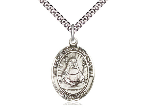St. Edburga of Winchester - Oval Patron Saint Series St. Edburga of Winchester - Oval Patron Saint Series