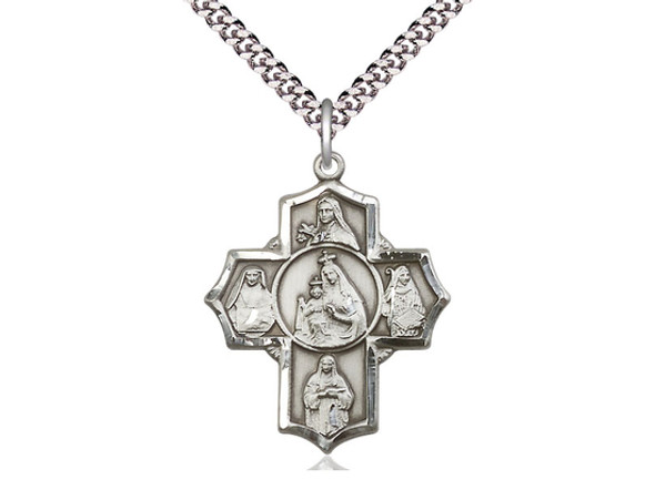 5-Way Our Lady of Mount Carmel Medal 5-Way Our Lady of Mount Carmel Medal