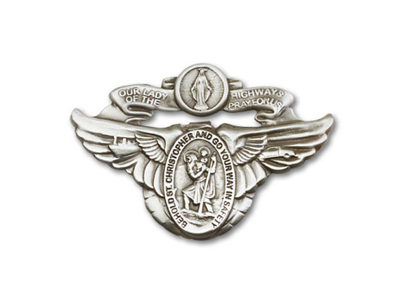 Our Lady of the Highway Visor Clip Our Lady of the Highway Visor Clip