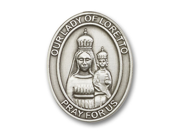 Our Lady of Loretto Visor Clip Our Lady of Loretto Visor Clip