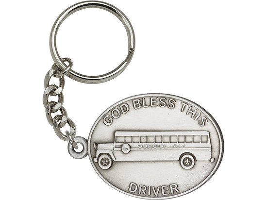 God Bless This Bus Driver Key Chain