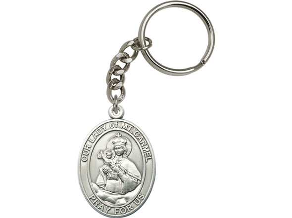 Our Lady of Mount Carmel Scapular Key Chain Our Lady of Mount Carmel Scapular Key Chain