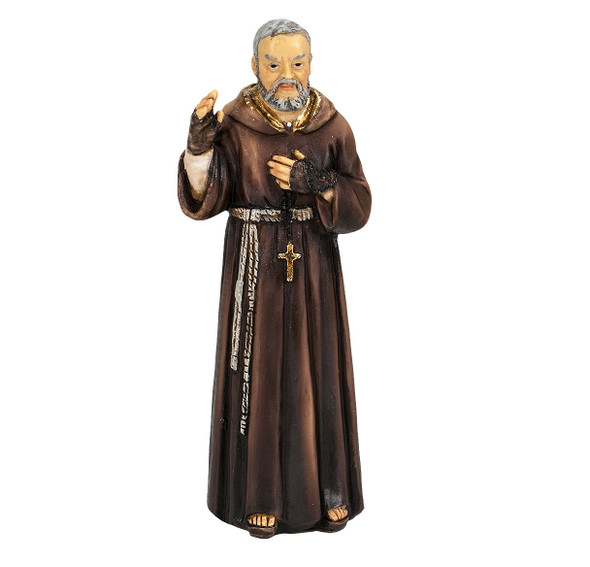 Saint Pio Resin Statue