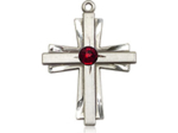 Cross - Birthstone Pendant Cross - Birthstone Pendant