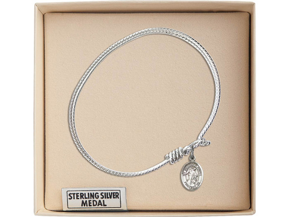 Guardian Angel w/Child Bangle Bracelet